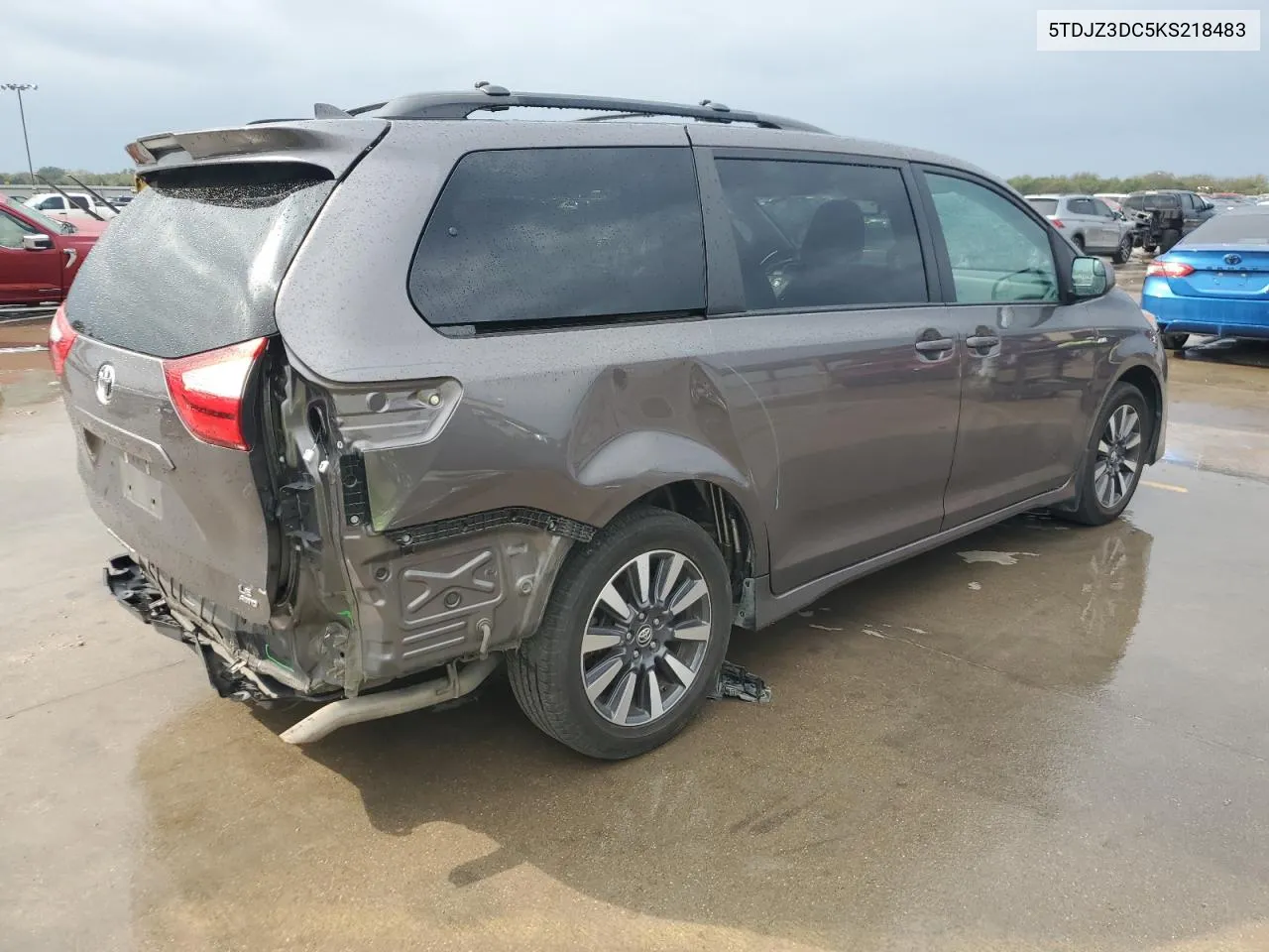 2019 Toyota Sienna Le VIN: 5TDJZ3DC5KS218483 Lot: 78881554