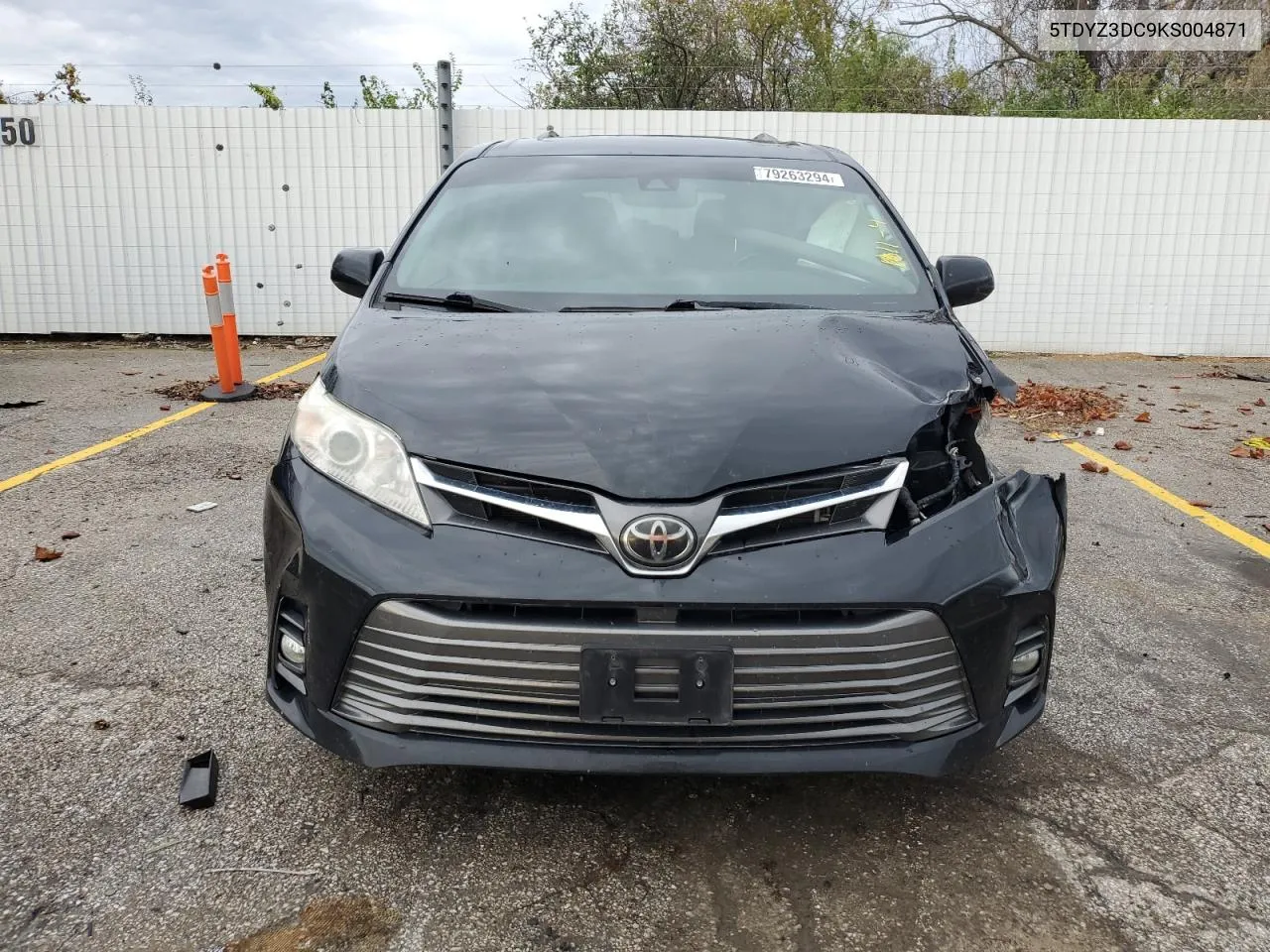 2019 Toyota Sienna Xle VIN: 5TDYZ3DC9KS004871 Lot: 79263294