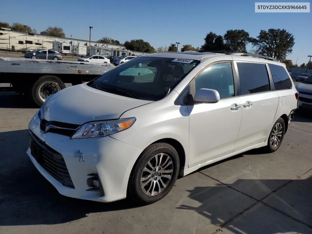 2019 Toyota Sienna Xle VIN: 5TDYZ3DCXKS966645 Lot: 79885044