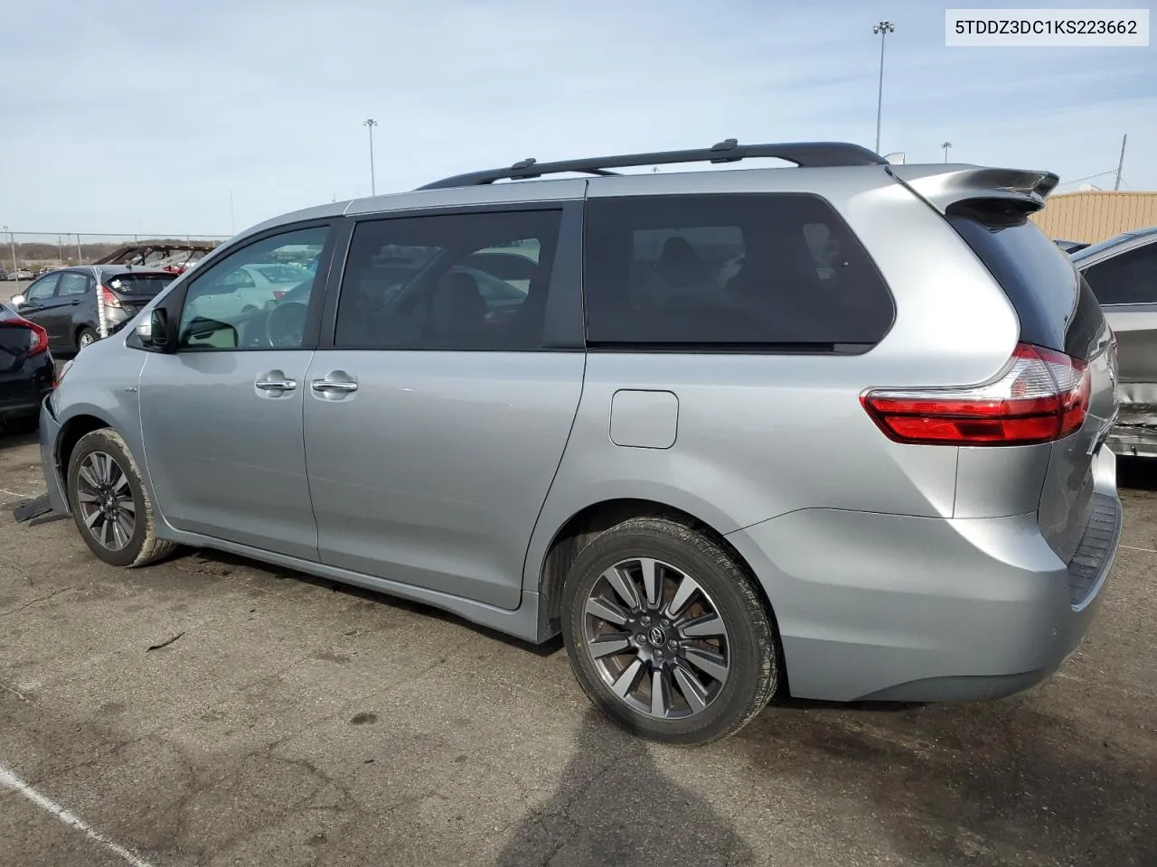 2019 Toyota Sienna Xle VIN: 5TDDZ3DC1KS223662 Lot: 80185724