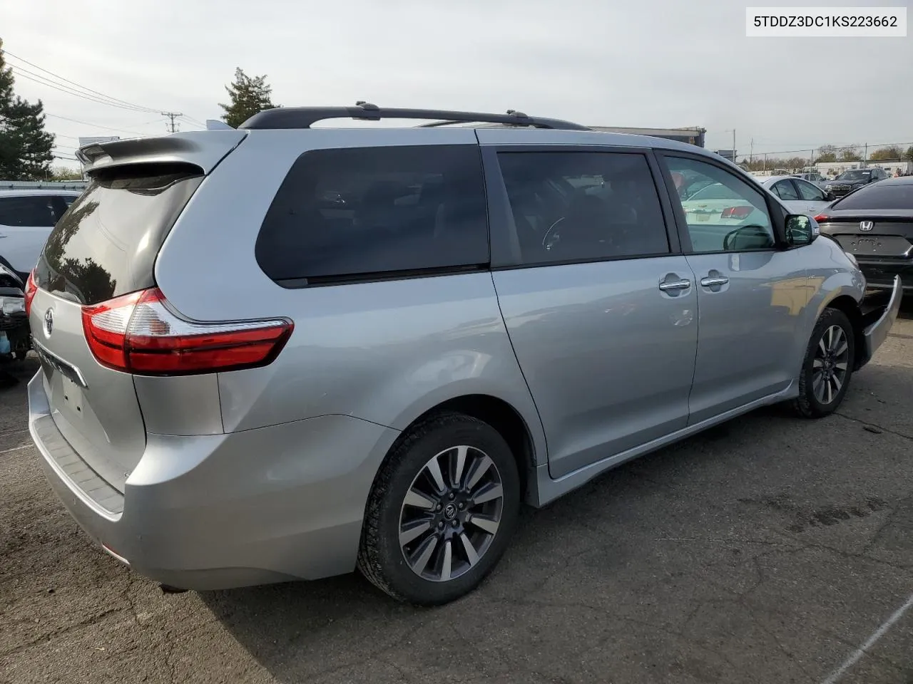 2019 Toyota Sienna Xle VIN: 5TDDZ3DC1KS223662 Lot: 80185724