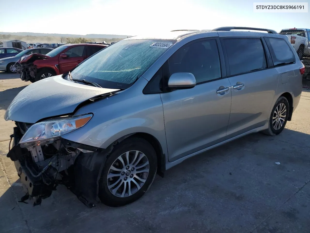 2019 Toyota Sienna Xle VIN: 5TDYZ3DC8KS966191 Lot: 80333584