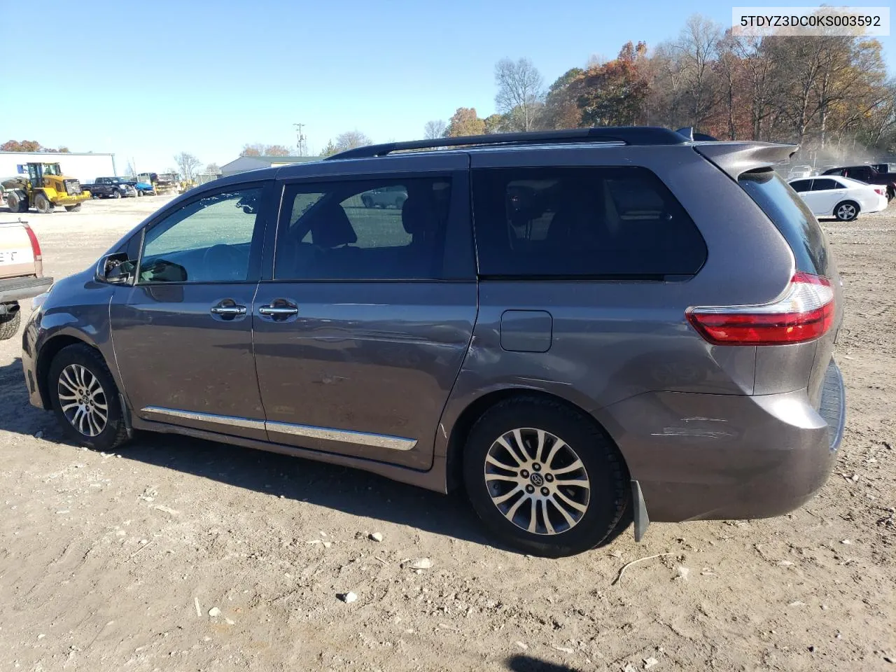 2019 Toyota Sienna Xle VIN: 5TDYZ3DC0KS003592 Lot: 81964584