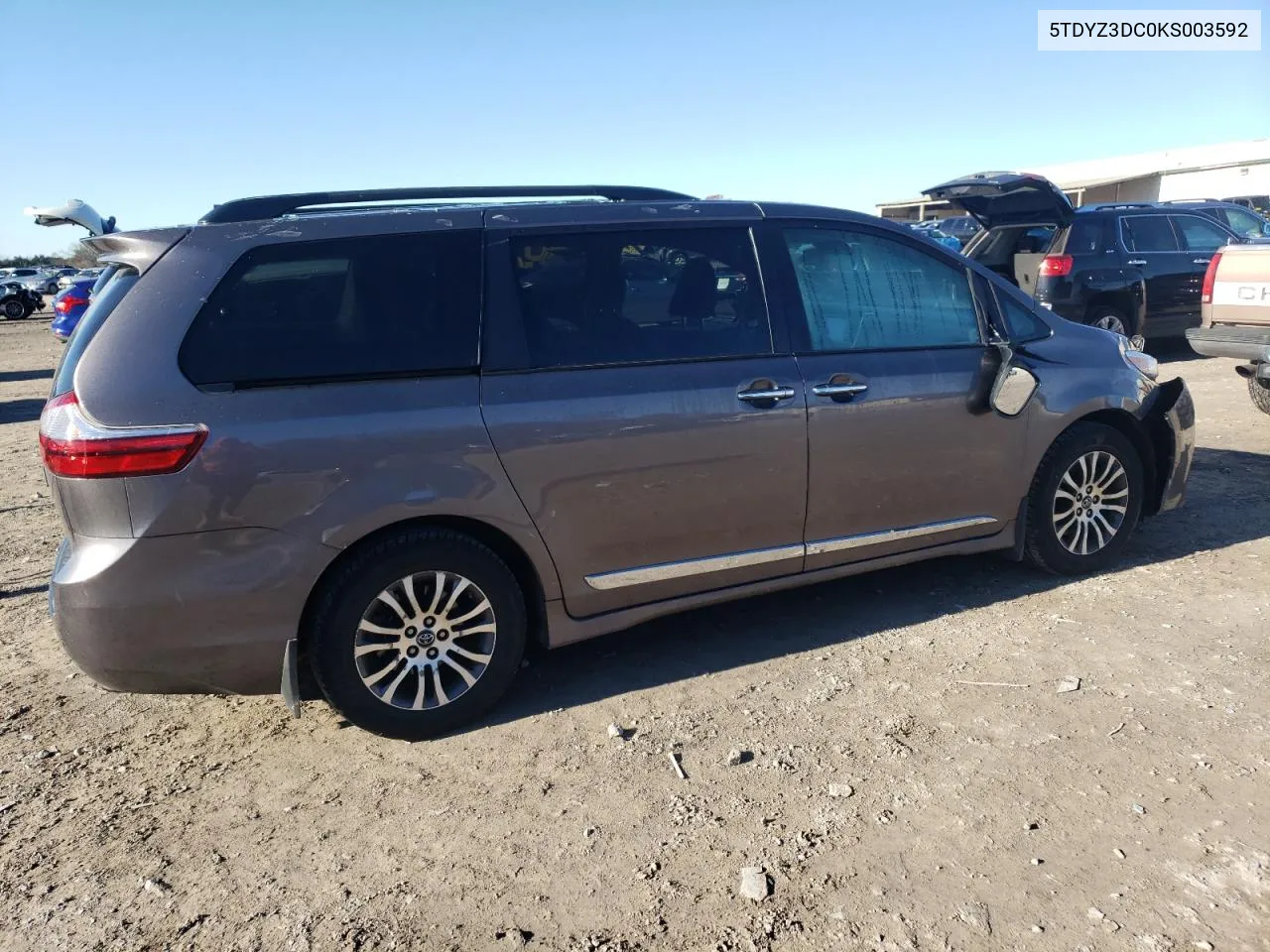 2019 Toyota Sienna Xle VIN: 5TDYZ3DC0KS003592 Lot: 81964584