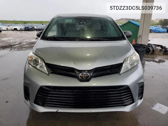 5TDZZ3DC5LS039736 2020 Toyota Sienna L