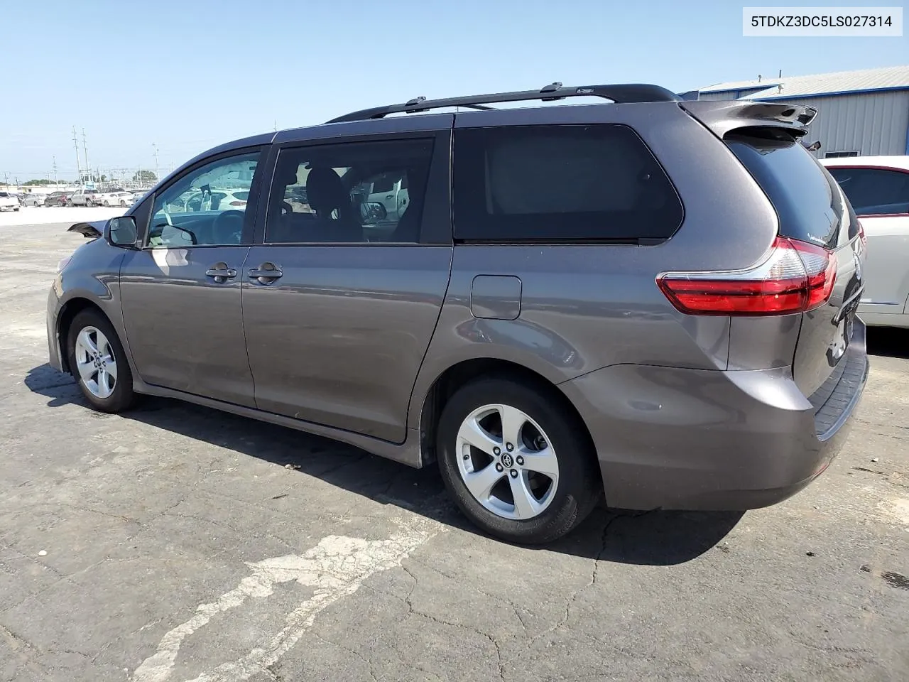 2020 Toyota Sienna Le VIN: 5TDKZ3DC5LS027314 Lot: 60532444