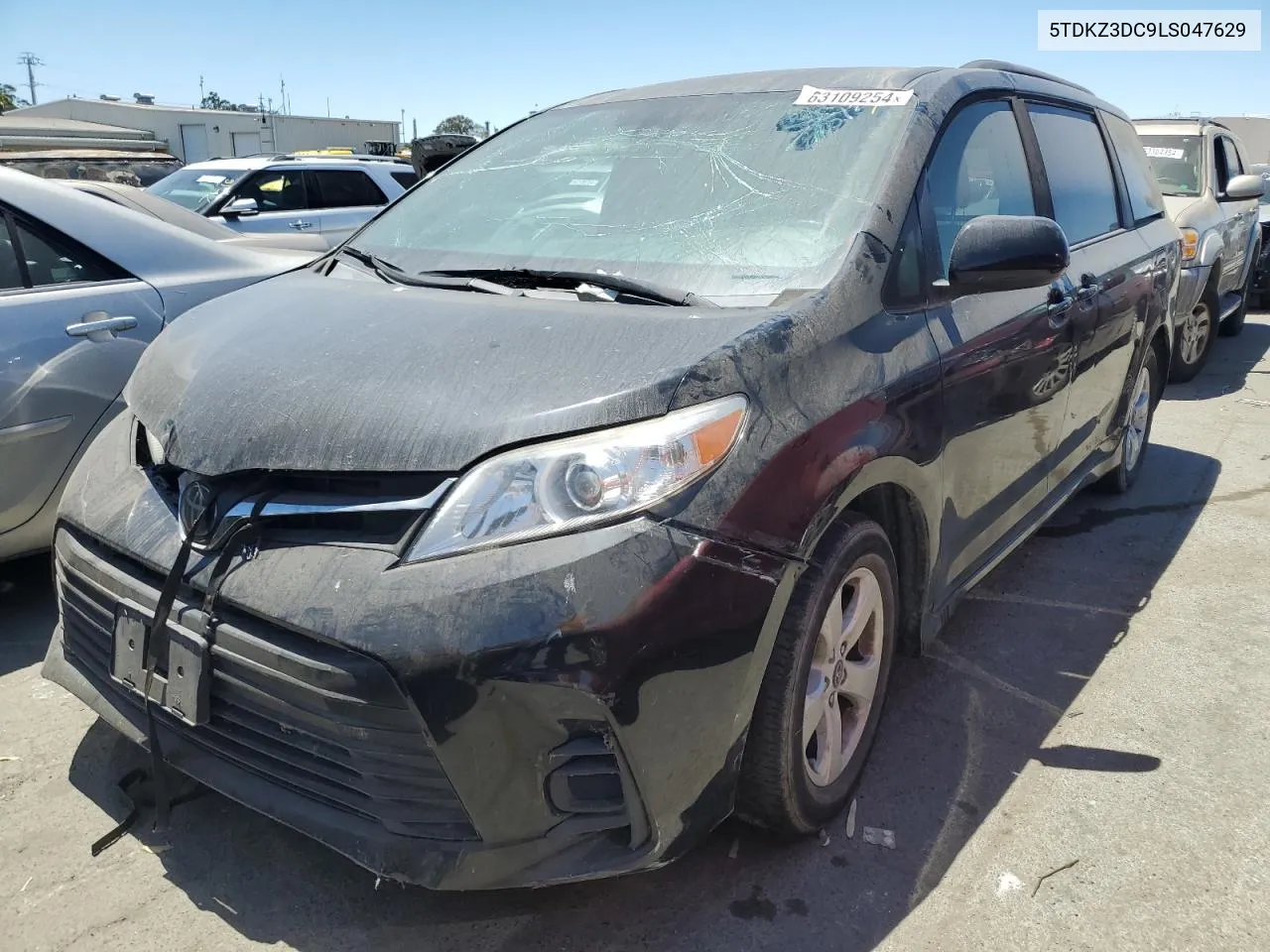 5TDKZ3DC9LS047629 2020 Toyota Sienna Le