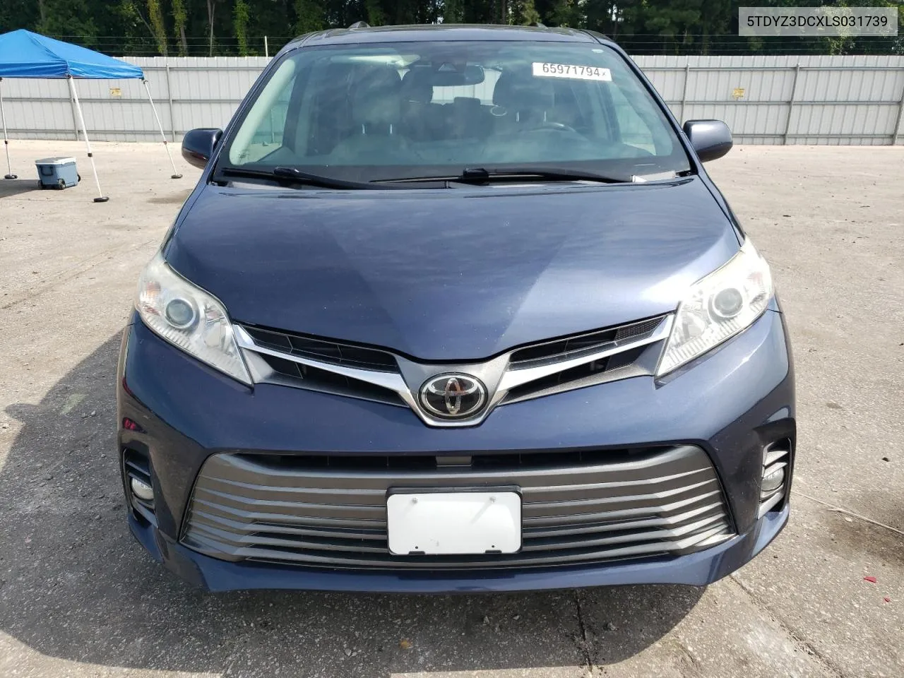 2020 Toyota Sienna Xle VIN: 5TDYZ3DCXLS031739 Lot: 65971794