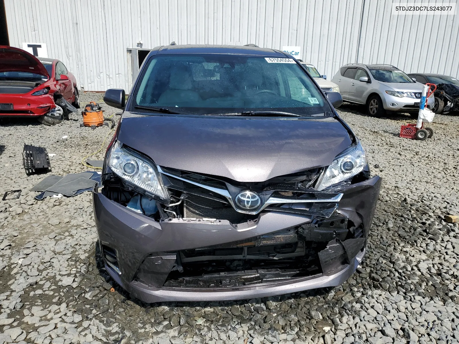 5TDJZ3DC7LS243077 2020 Toyota Sienna Le