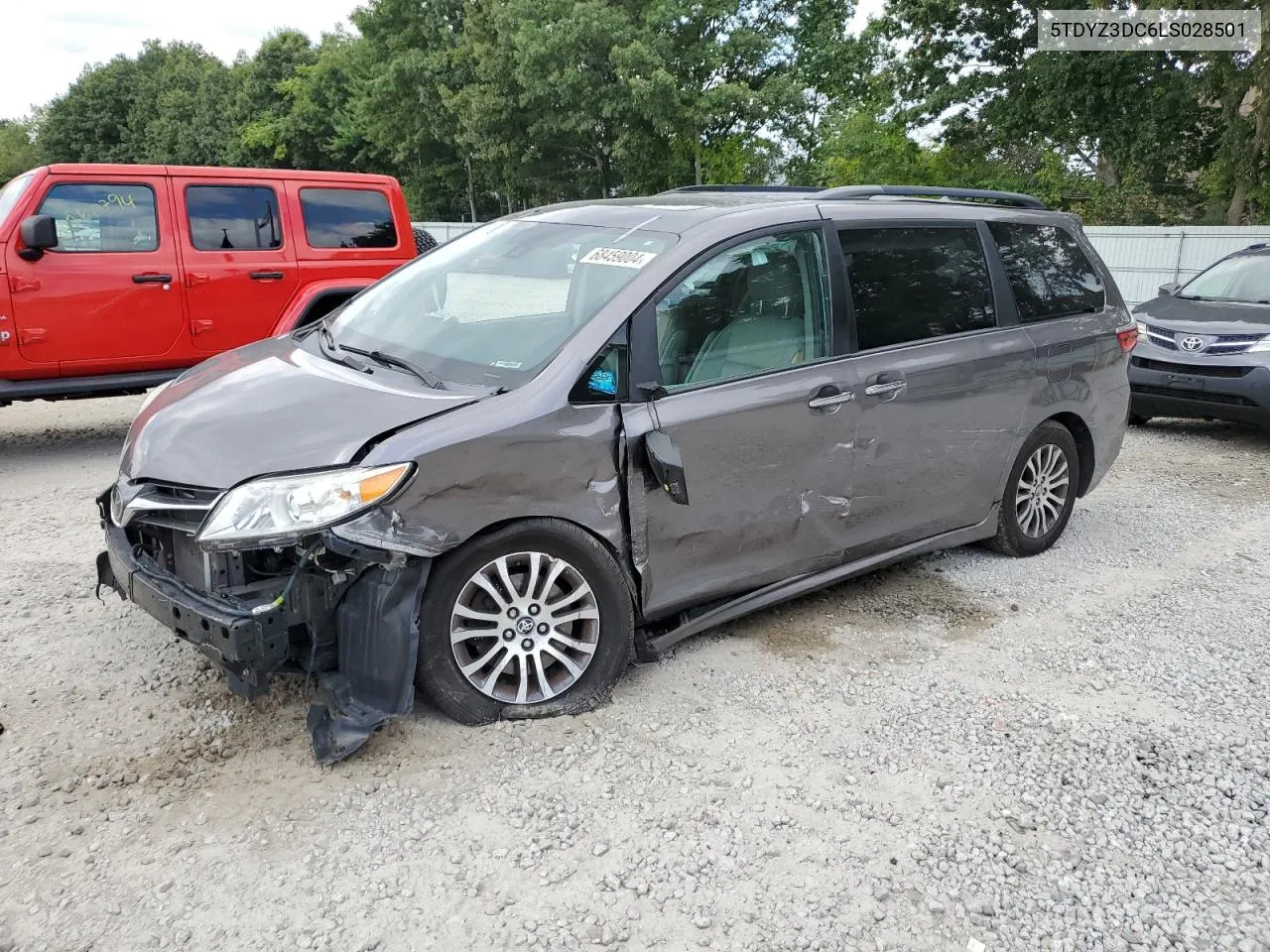 2020 Toyota Sienna Xle VIN: 5TDYZ3DC6LS028501 Lot: 68459004