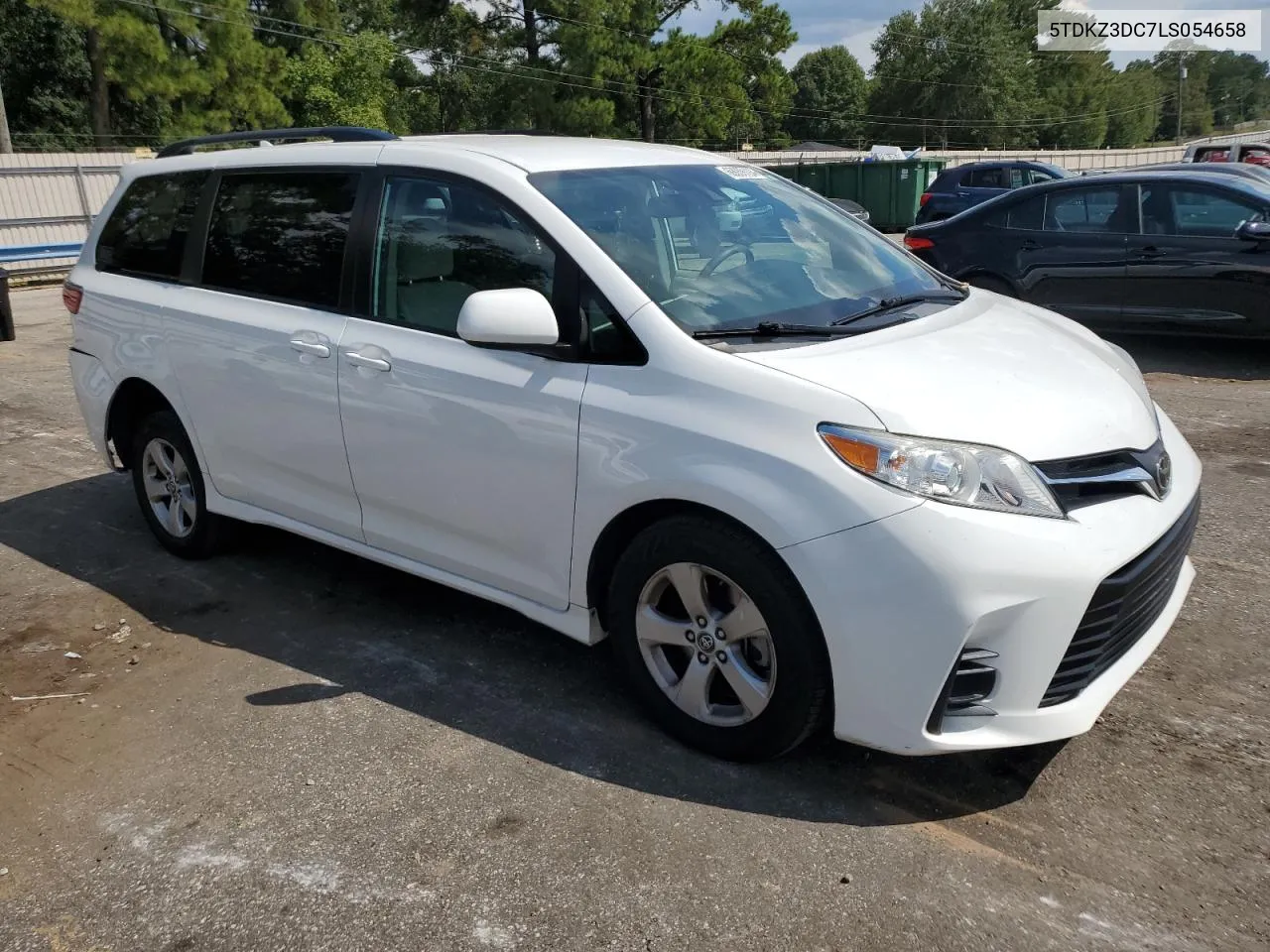 5TDKZ3DC7LS054658 2020 Toyota Sienna Le