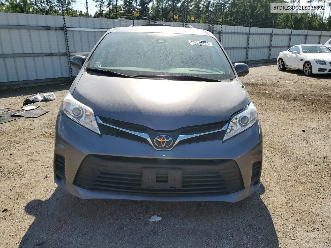 2020 Toyota Sienna Le VIN: 5TDKZ3DC2LS036892 Lot: 69324124