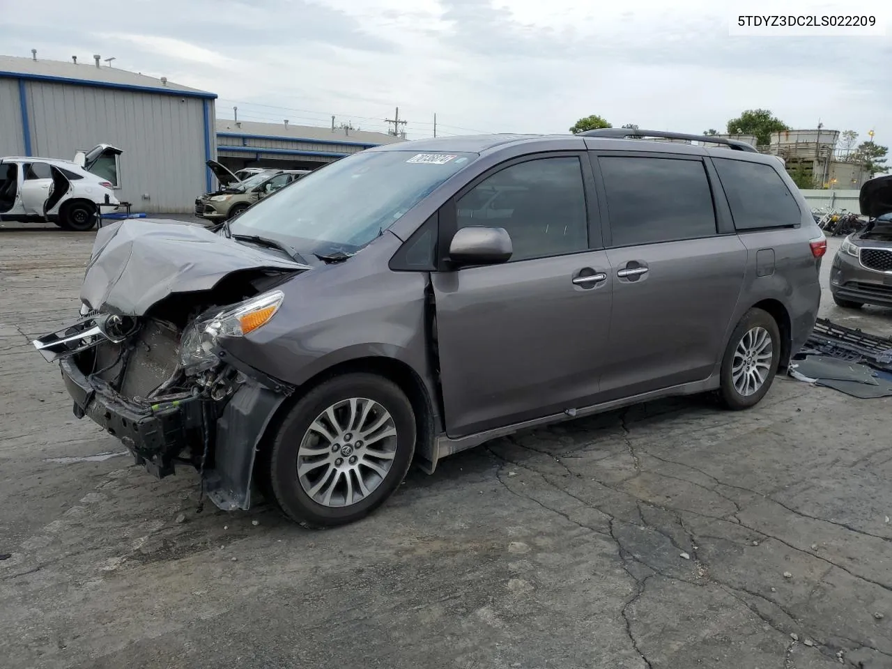 2020 Toyota Sienna Xle VIN: 5TDYZ3DC2LS022209 Lot: 70136874