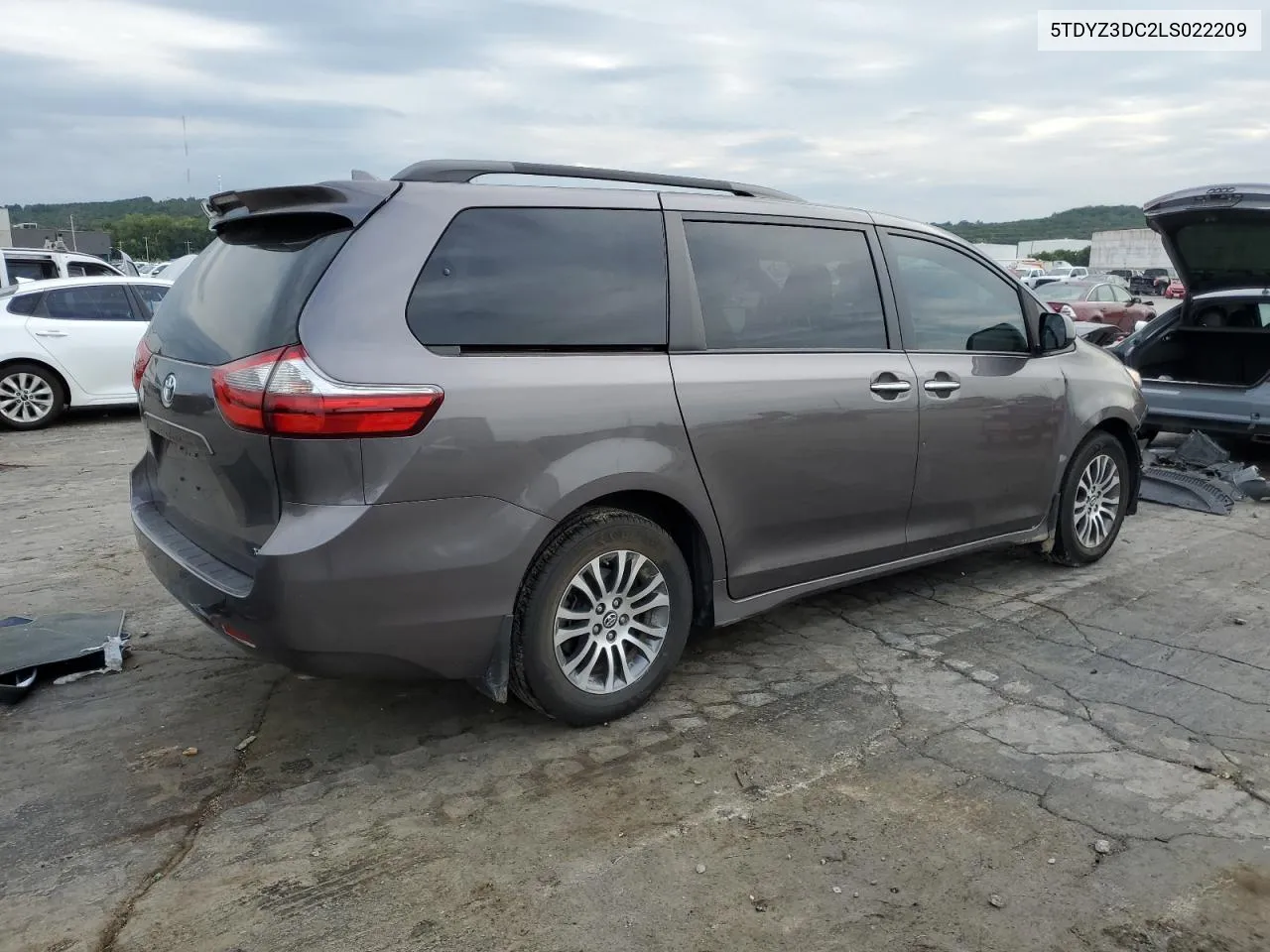 2020 Toyota Sienna Xle VIN: 5TDYZ3DC2LS022209 Lot: 70136874