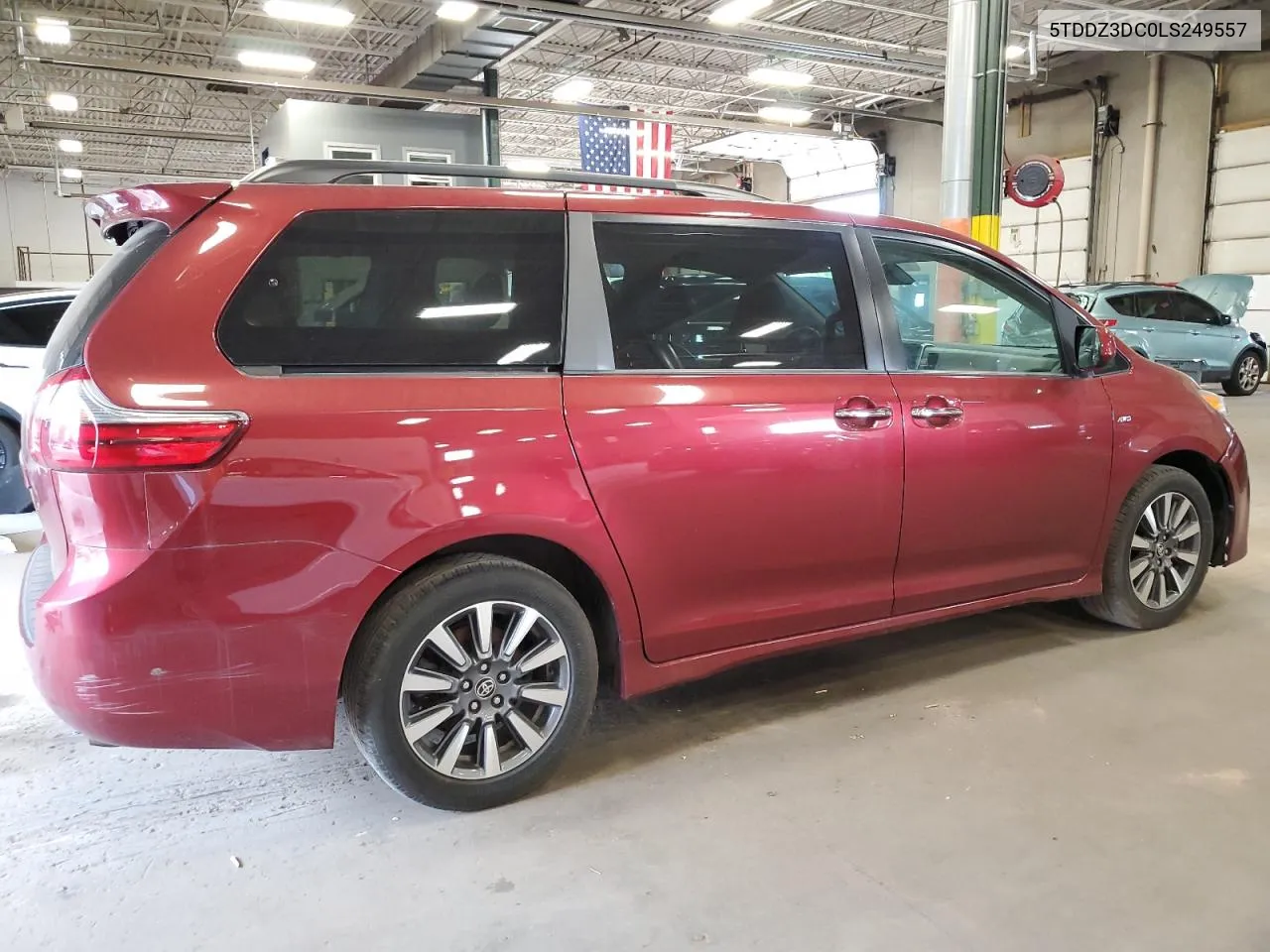 2020 Toyota Sienna Xle VIN: 5TDDZ3DC0LS249557 Lot: 70453014