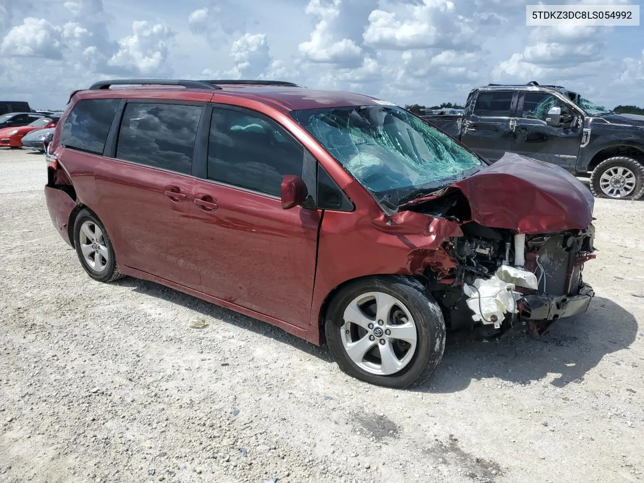 5TDKZ3DC8LS054992 2020 Toyota Sienna Le