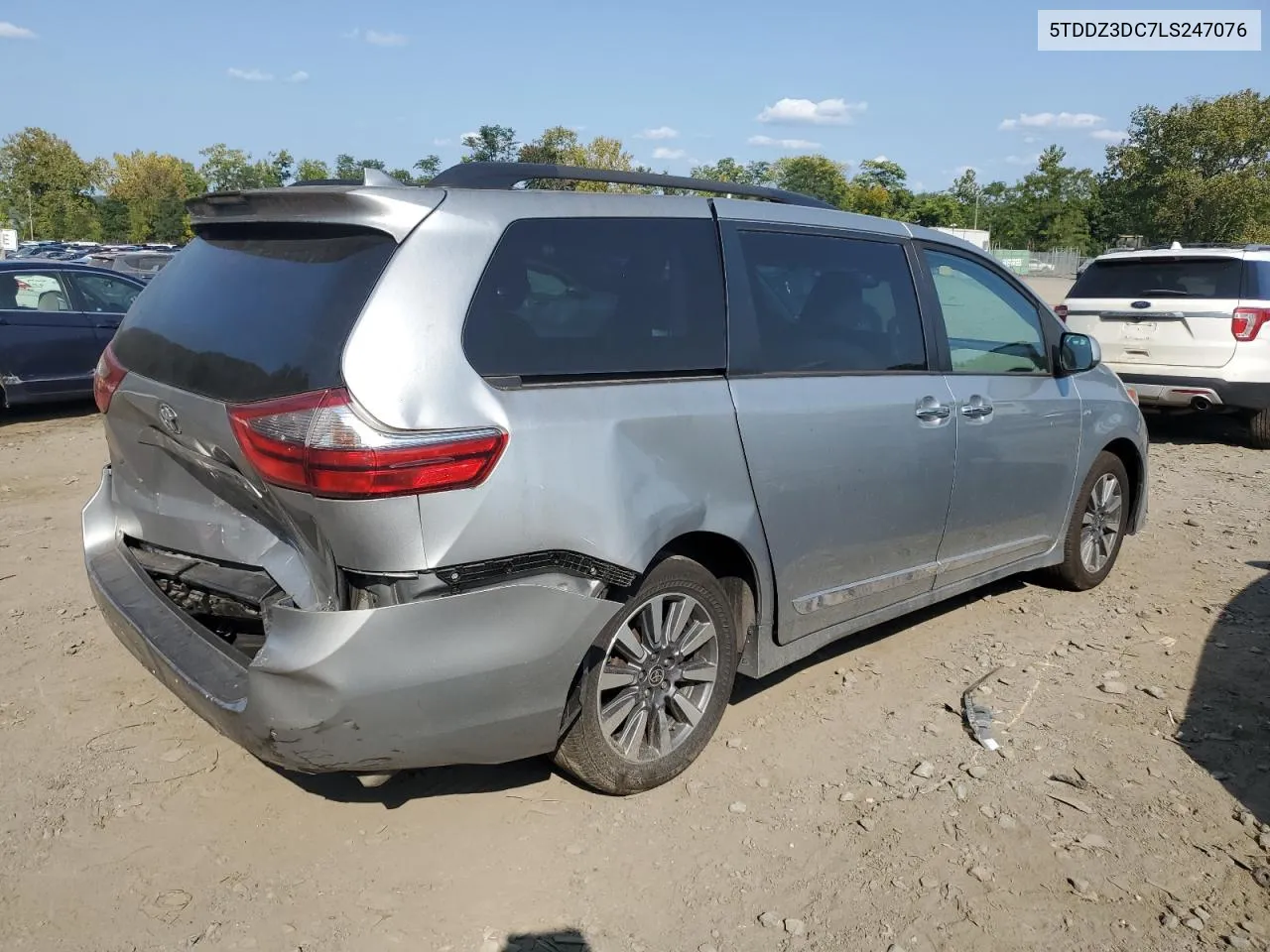 2020 Toyota Sienna Xle VIN: 5TDDZ3DC7LS247076 Lot: 71227314