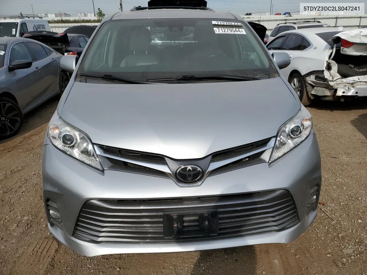 2020 Toyota Sienna Xle VIN: 5TDYZ3DC2LS047241 Lot: 71279544