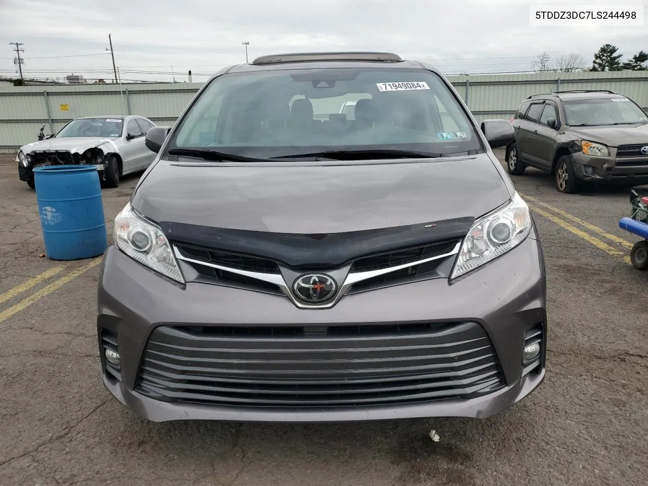 5TDDZ3DC7LS244498 2020 Toyota Sienna Xle