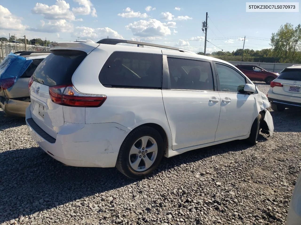 5TDKZ3DC7LS070973 2020 Toyota Sienna Le