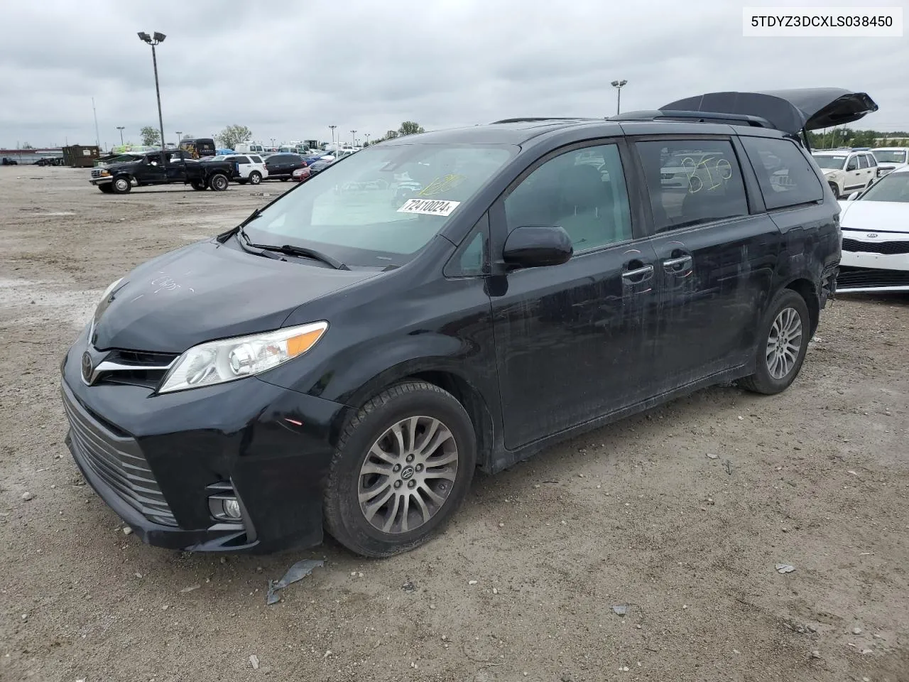 5TDYZ3DCXLS038450 2020 Toyota Sienna Xle