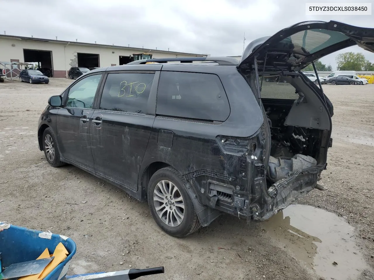 5TDYZ3DCXLS038450 2020 Toyota Sienna Xle