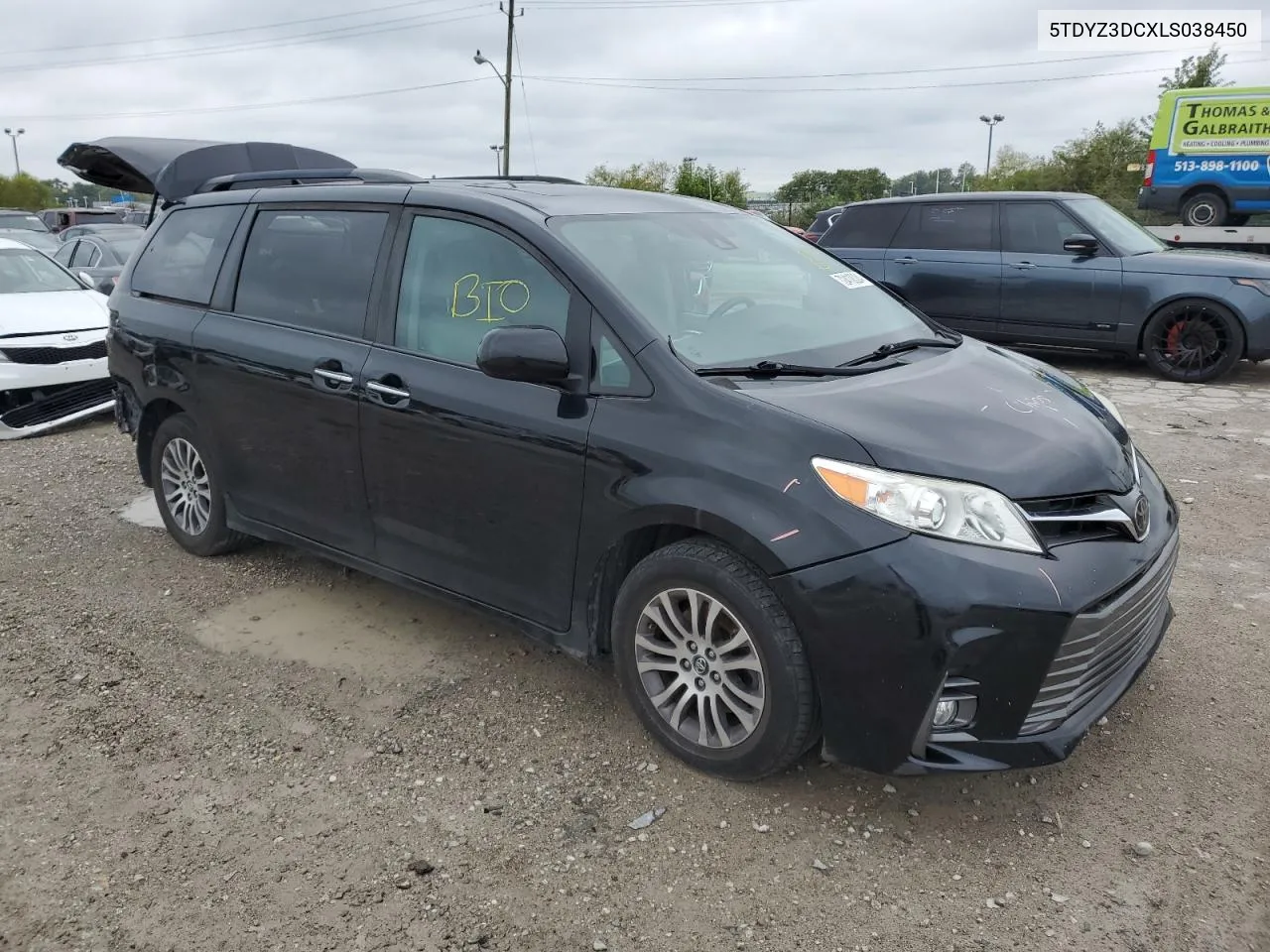 2020 Toyota Sienna Xle VIN: 5TDYZ3DCXLS038450 Lot: 72410024