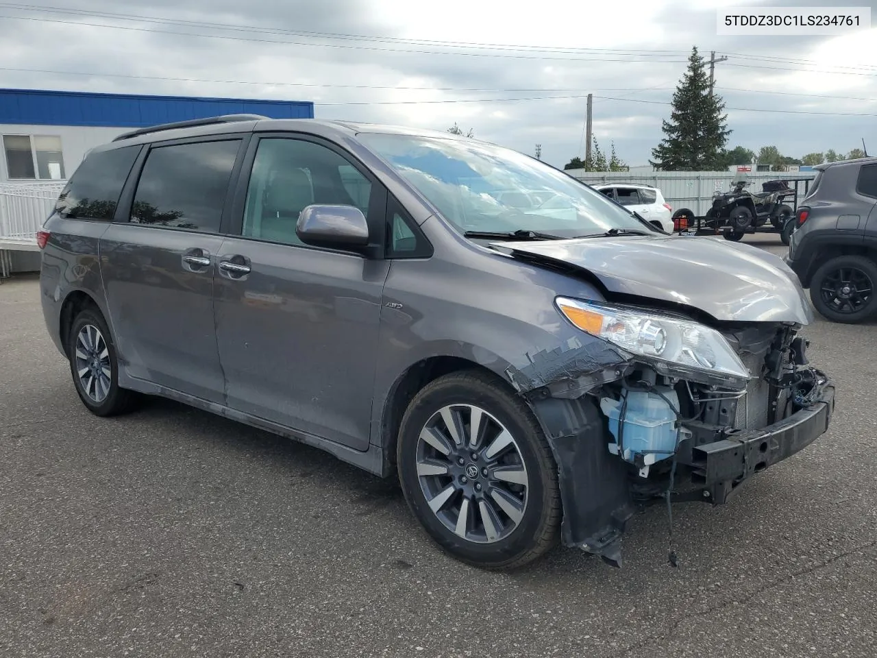 5TDDZ3DC1LS234761 2020 Toyota Sienna Xle