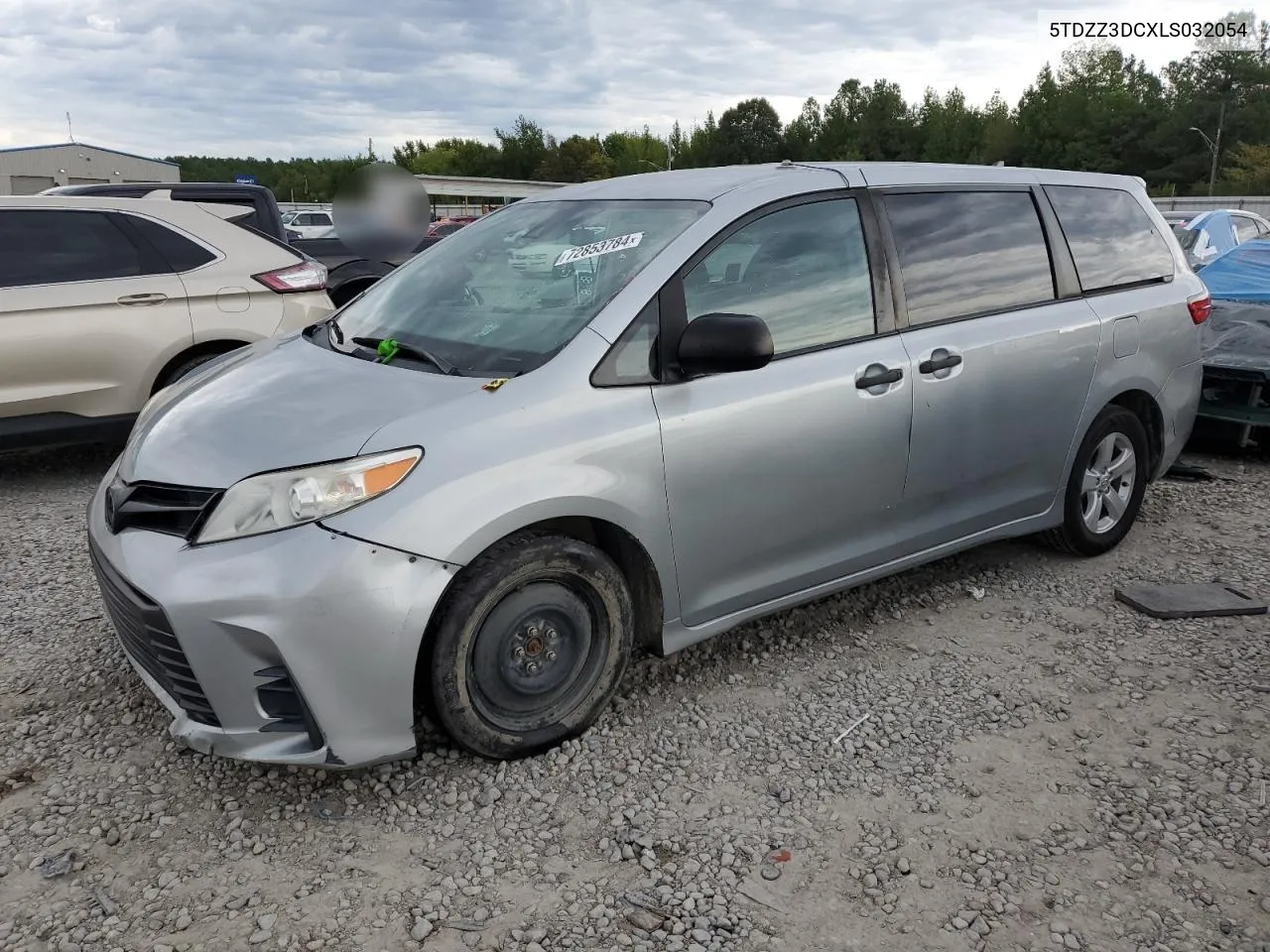 2020 Toyota Sienna L VIN: 5TDZZ3DCXLS032054 Lot: 72853784