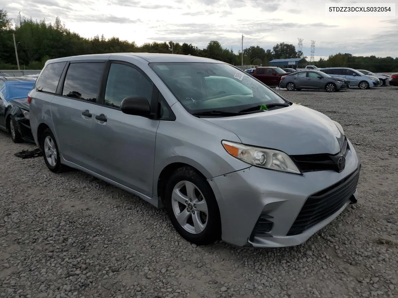 2020 Toyota Sienna L VIN: 5TDZZ3DCXLS032054 Lot: 72853784