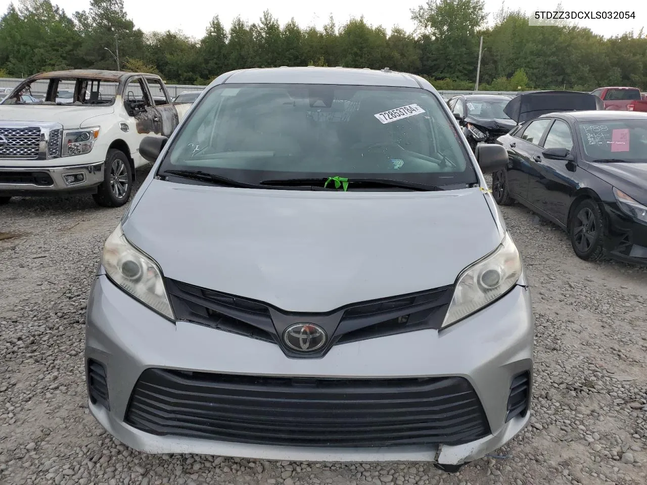 2020 Toyota Sienna L VIN: 5TDZZ3DCXLS032054 Lot: 72853784