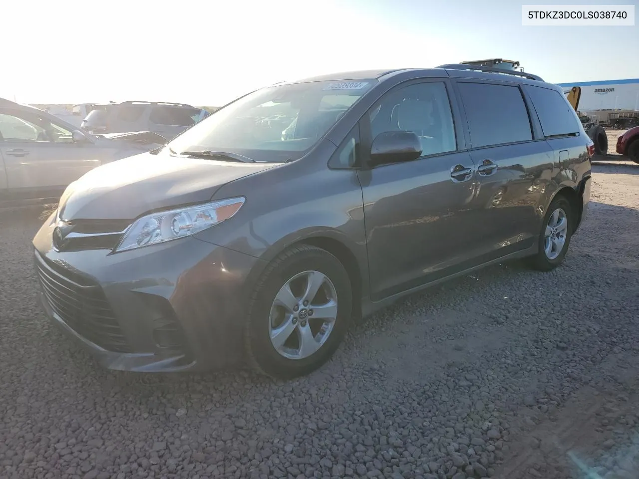 5TDKZ3DC0LS038740 2020 Toyota Sienna Le