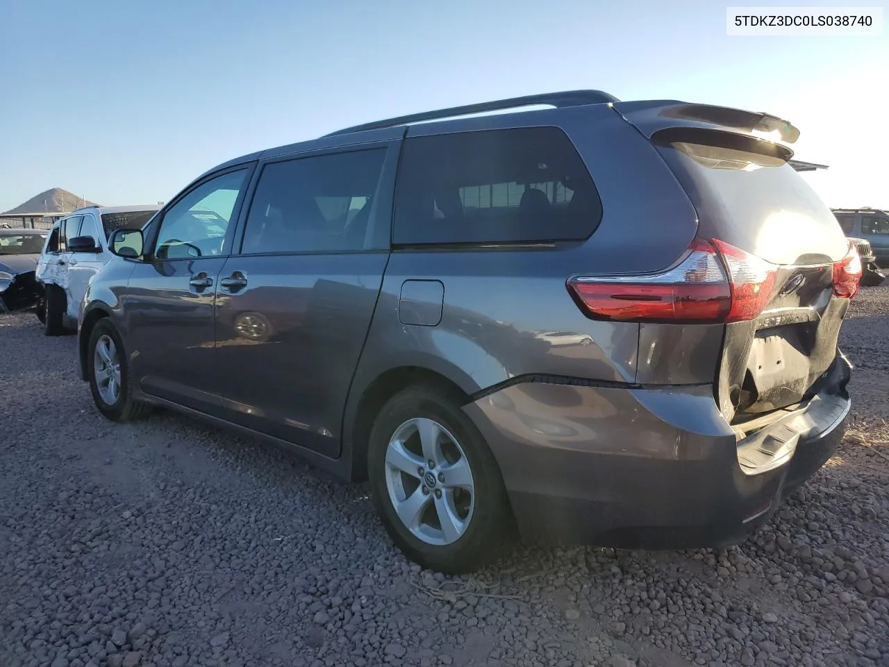 5TDKZ3DC0LS038740 2020 Toyota Sienna Le