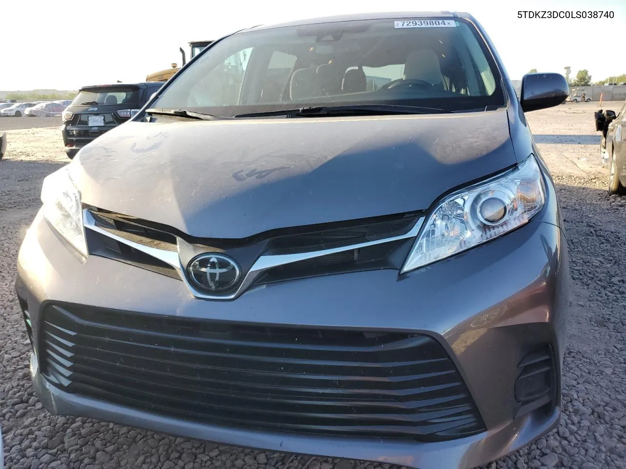 5TDKZ3DC0LS038740 2020 Toyota Sienna Le