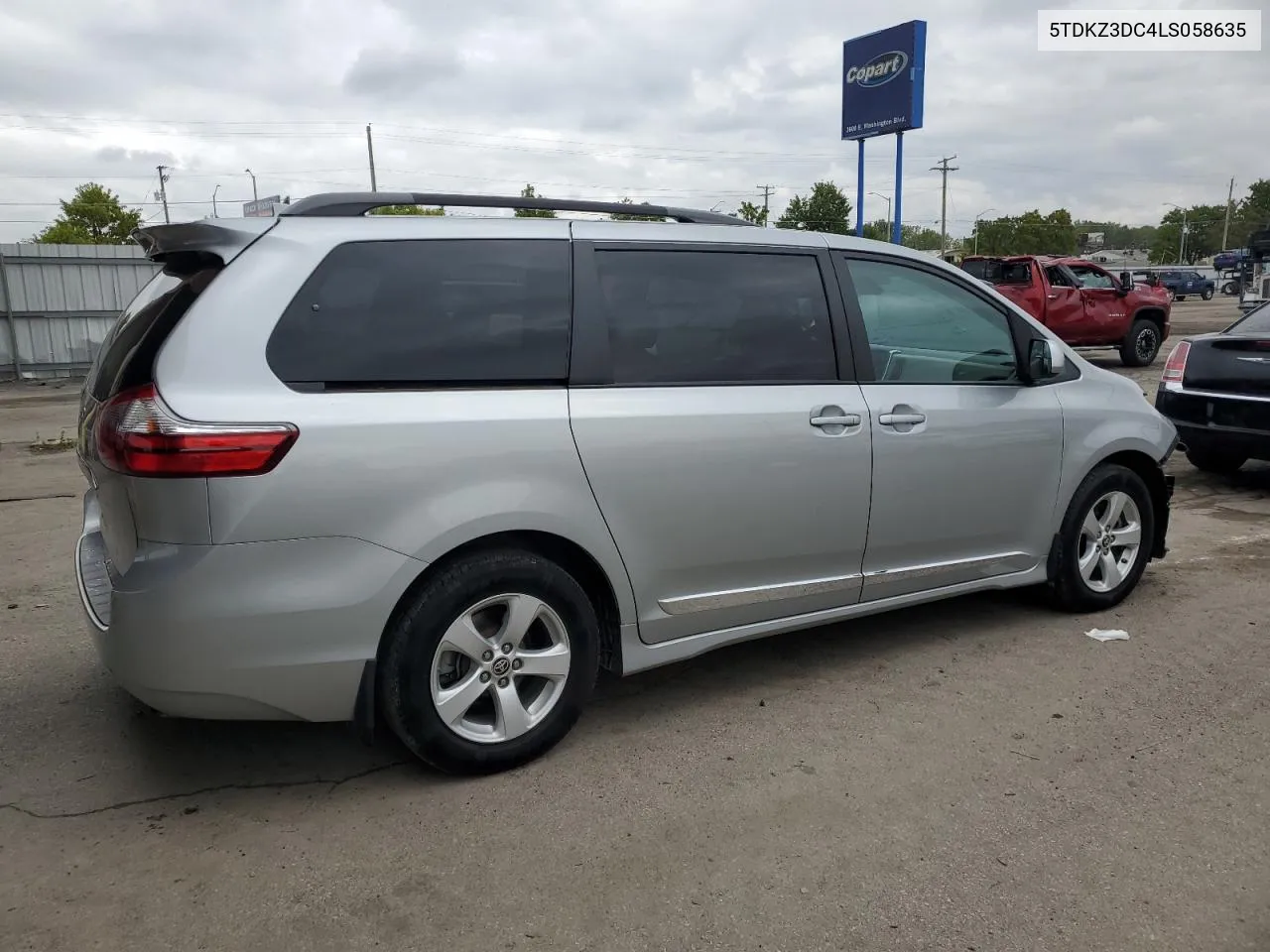 5TDKZ3DC4LS058635 2020 Toyota Sienna Le