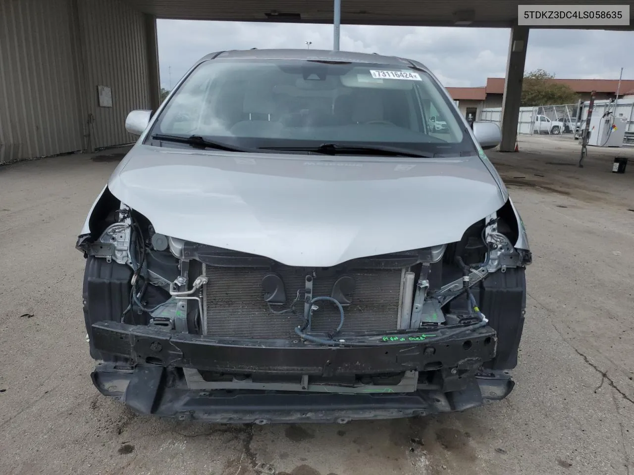 5TDKZ3DC4LS058635 2020 Toyota Sienna Le