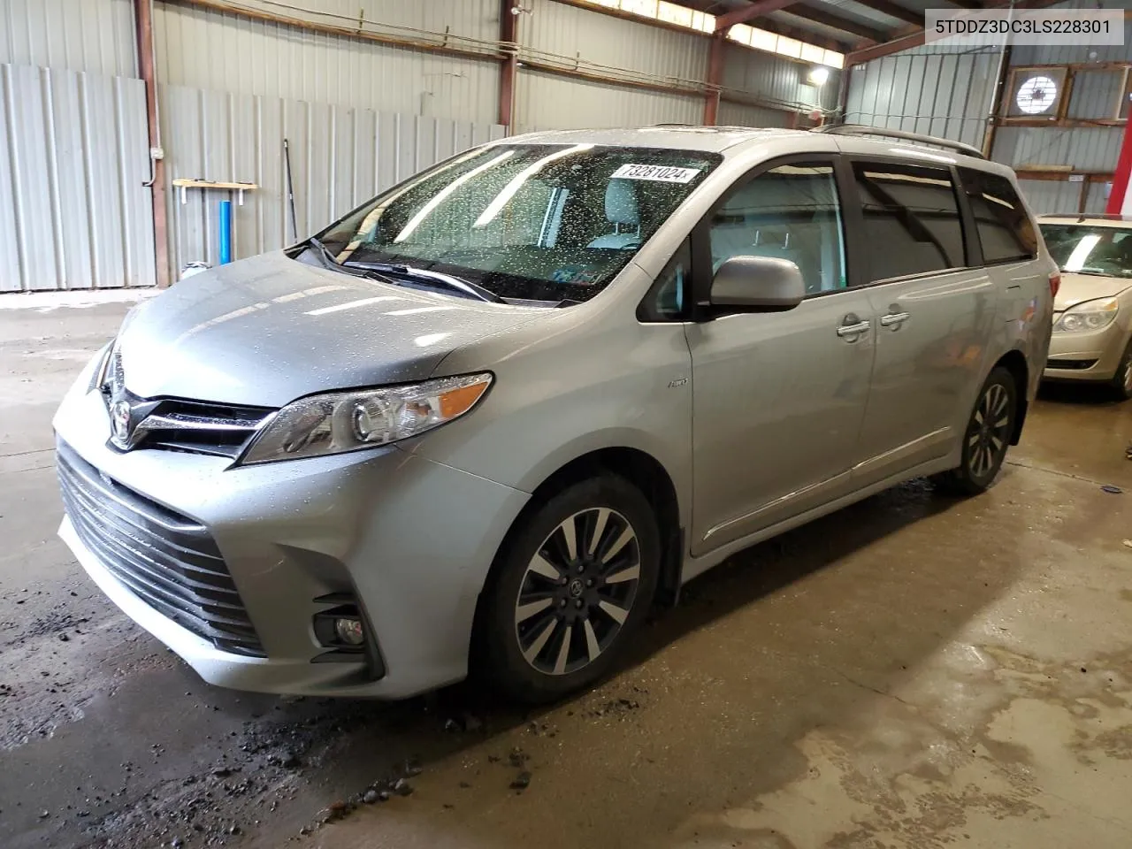 2020 Toyota Sienna Xle VIN: 5TDDZ3DC3LS228301 Lot: 73281024