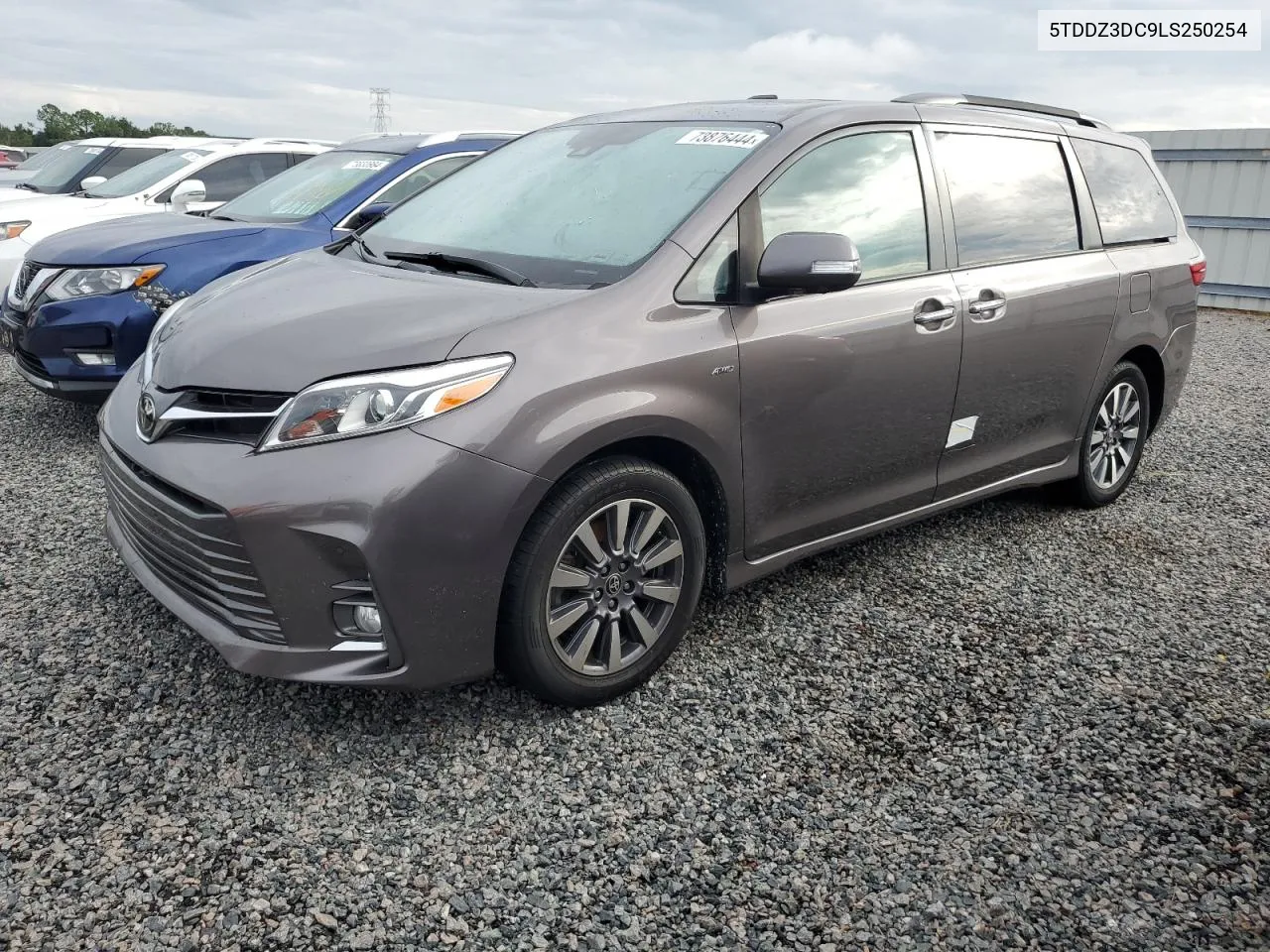 2020 Toyota Sienna Xle VIN: 5TDDZ3DC9LS250254 Lot: 73876444