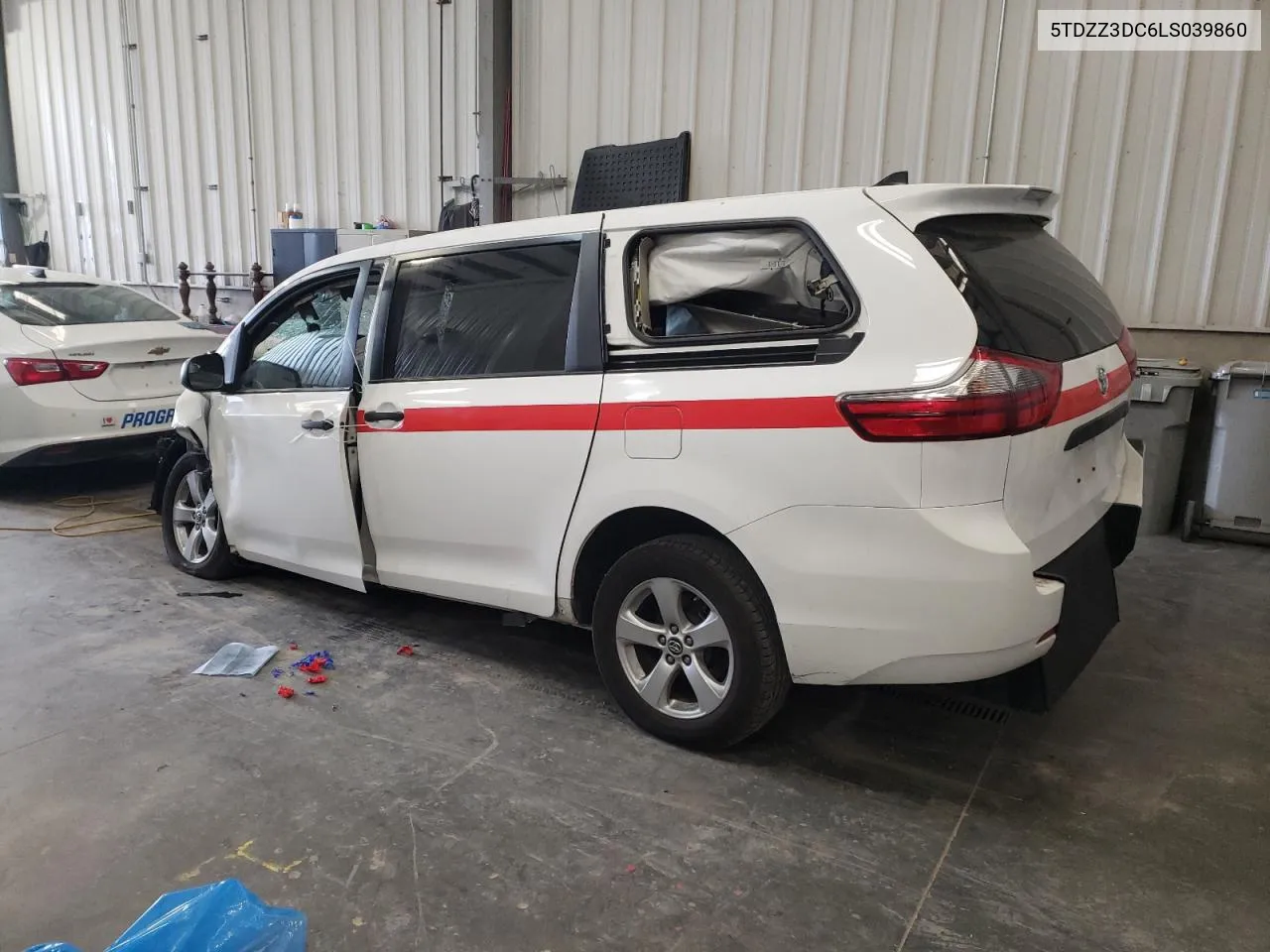 2020 Toyota Sienna L VIN: 5TDZZ3DC6LS039860 Lot: 75677713