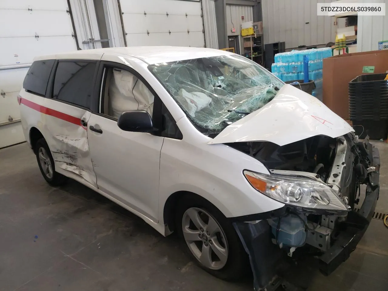 2020 Toyota Sienna L VIN: 5TDZZ3DC6LS039860 Lot: 75677713