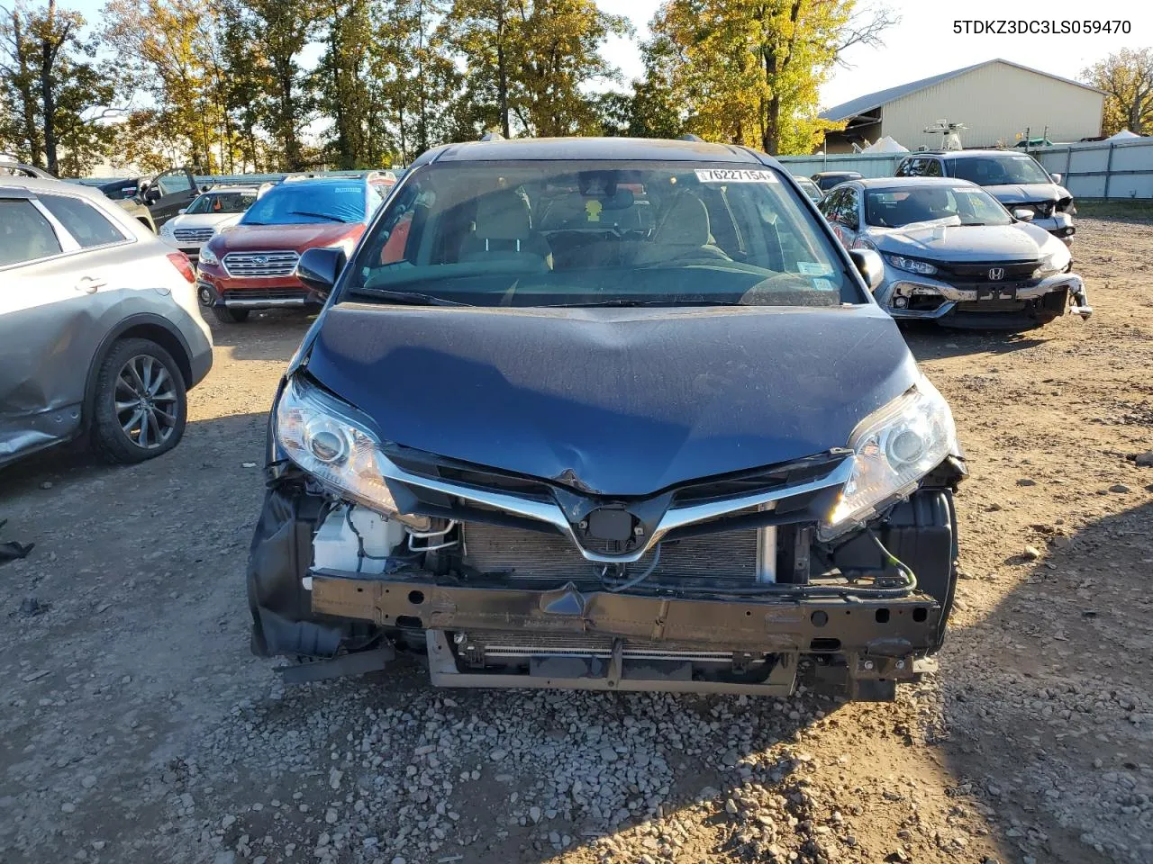 5TDKZ3DC3LS059470 2020 Toyota Sienna Le