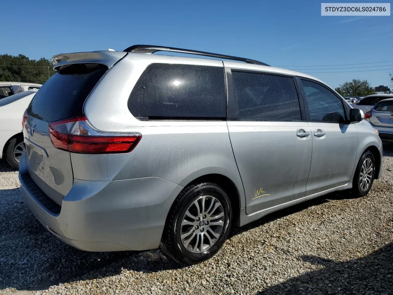 5TDYZ3DC6LS024786 2020 Toyota Sienna Xle