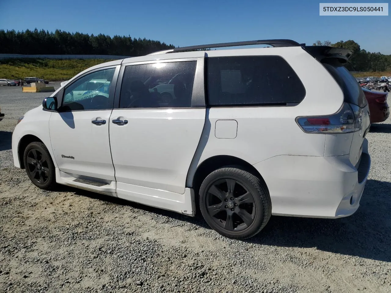 2020 Toyota Sienna Se VIN: 5TDXZ3DC9LS050441 Lot: 77310274