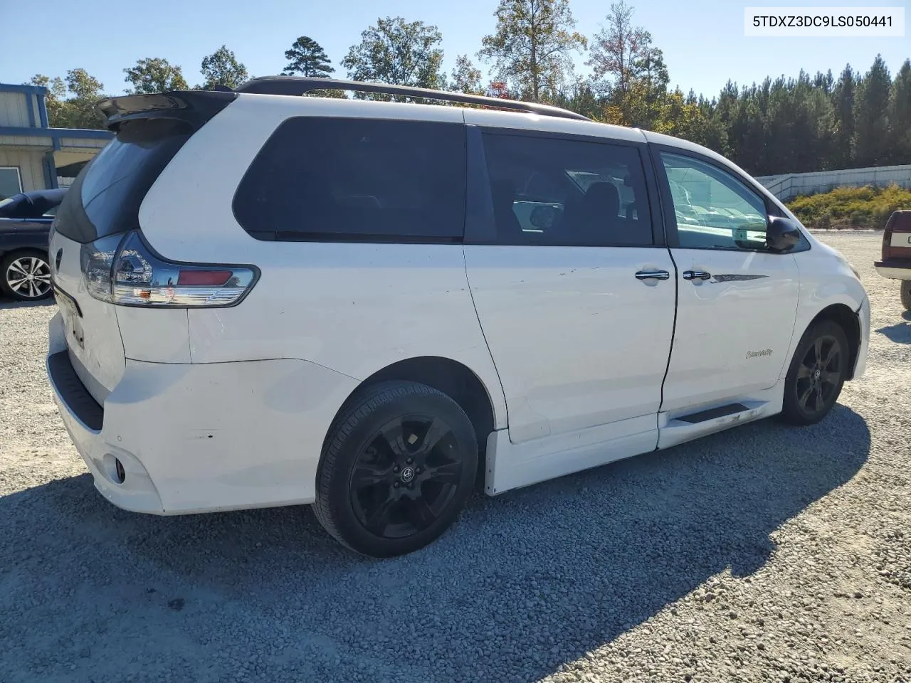 2020 Toyota Sienna Se VIN: 5TDXZ3DC9LS050441 Lot: 77310274