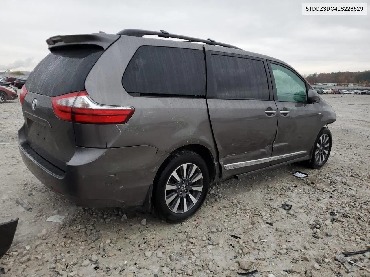 2020 Toyota Sienna Xle VIN: 5TDDZ3DC4LS228629 Lot: 77551254