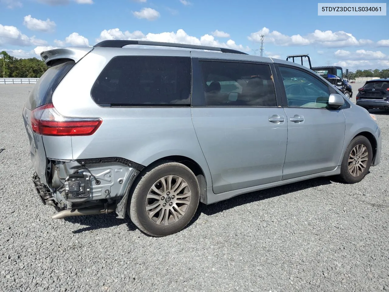 2020 Toyota Sienna Xle VIN: 5TDYZ3DC1LS034061 Lot: 78284234