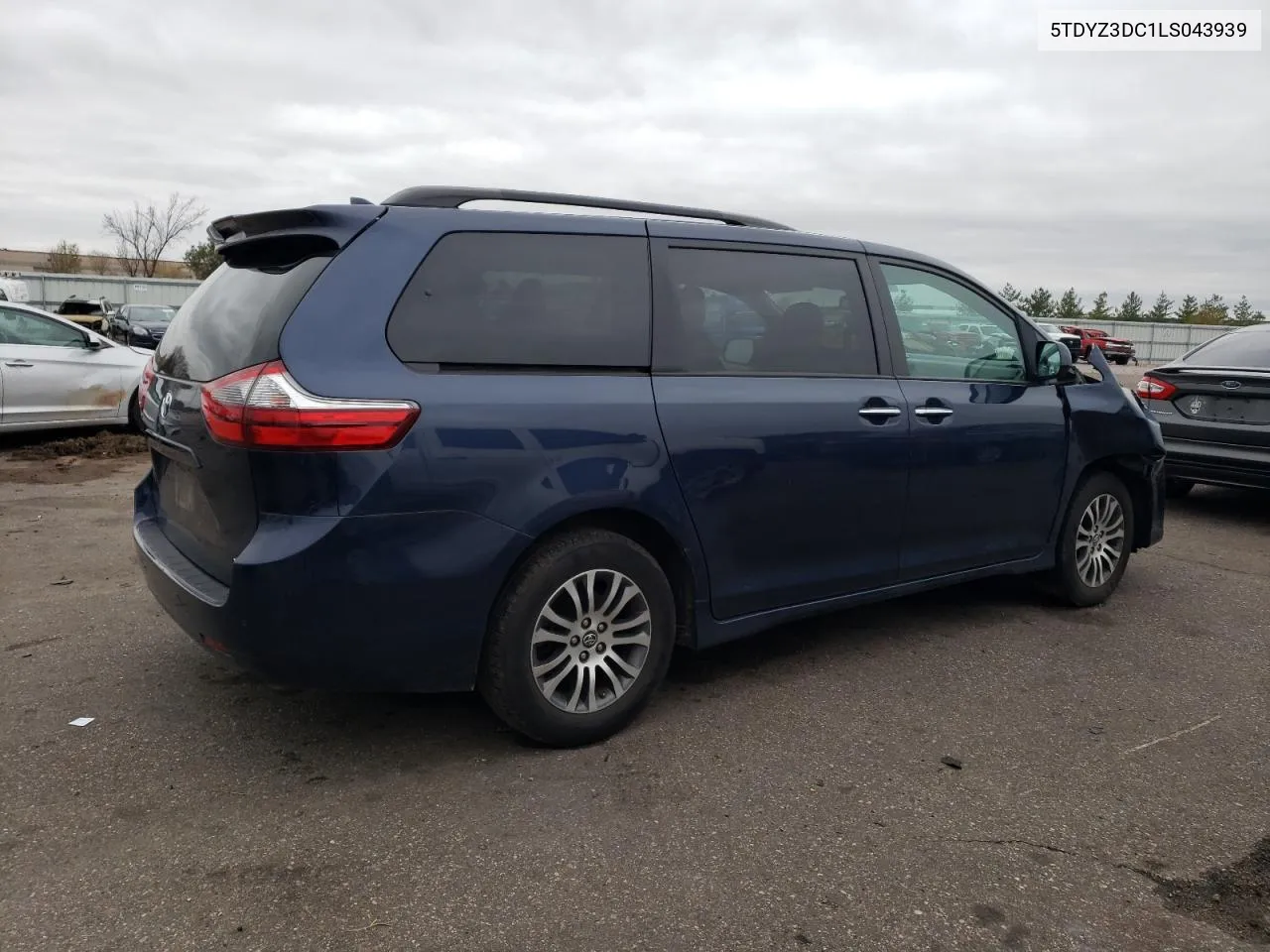 2020 Toyota Sienna Xle VIN: 5TDYZ3DC1LS043939 Lot: 78509584