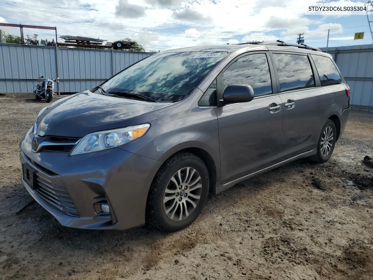 2020 Toyota Sienna Xle VIN: 5TDYZ3DC6LS035304 Lot: 78779304