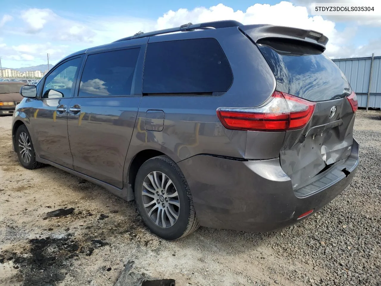 2020 Toyota Sienna Xle VIN: 5TDYZ3DC6LS035304 Lot: 78779304