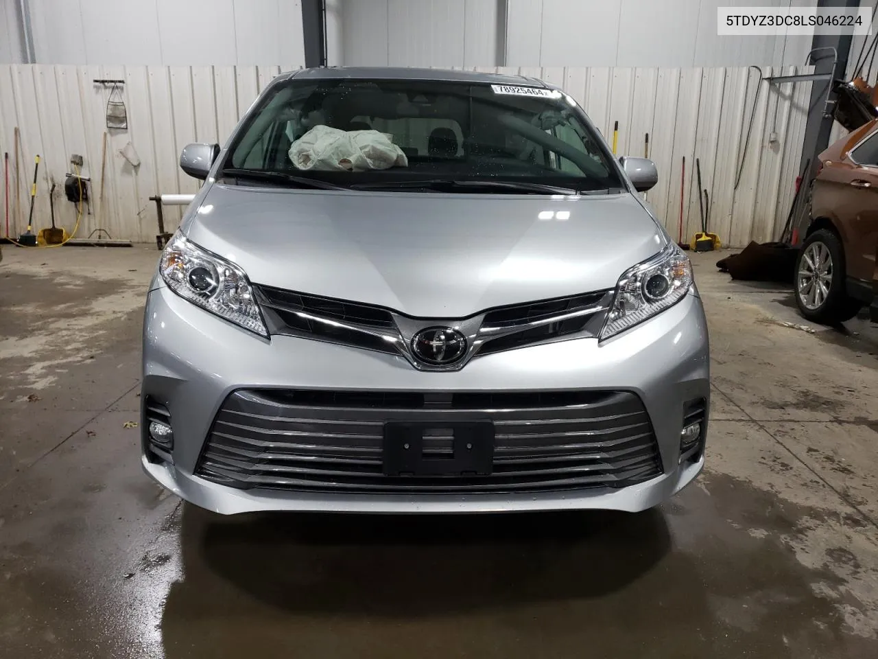 2020 Toyota Sienna Xle VIN: 5TDYZ3DC8LS046224 Lot: 78925464